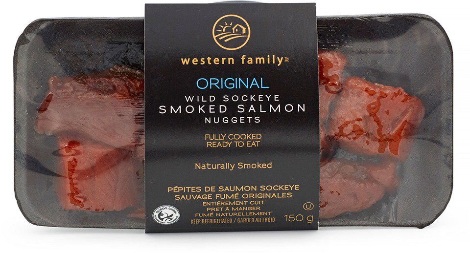 We are recalling Western Family Smoked Salmon Nuggets (150g, lot codes 11720516 and 11720517).
Please discard or return to any Save-On-Foods, PriceSmart Foods or Urban Fare location for a refund or replacement.

For more information visit CFIA’s website: bit.ly/32SPIYd