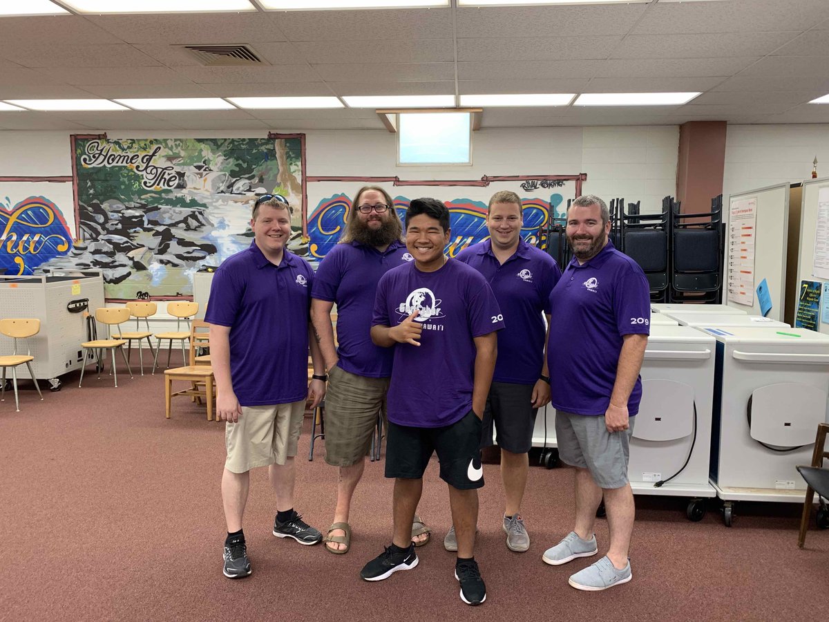 In typical Hawaii style, the Dixon ohana gave gifts to our instructors visiting from <a href="/DakotaState/">Dakota State University</a> University on the last day of #GenCyber Camp. Smiles all around. Clearly Timothy enjoyed his GenCyber Camp experience!  <a href="/DSUGenCyber/">GenCyber @ DSU</a>
