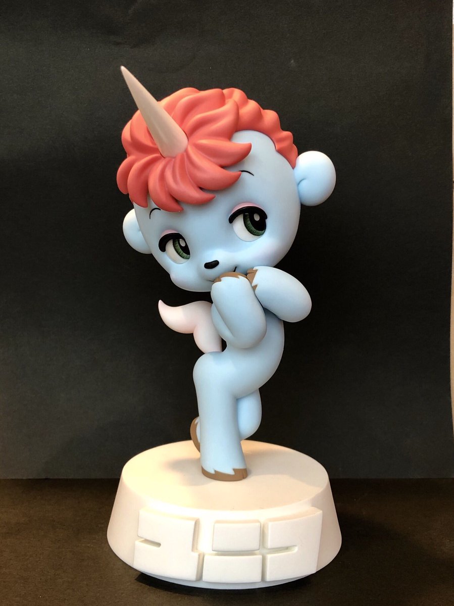 ユニコ(笑顔／完成品)です。 今回のキットを使用した完成品を少数体