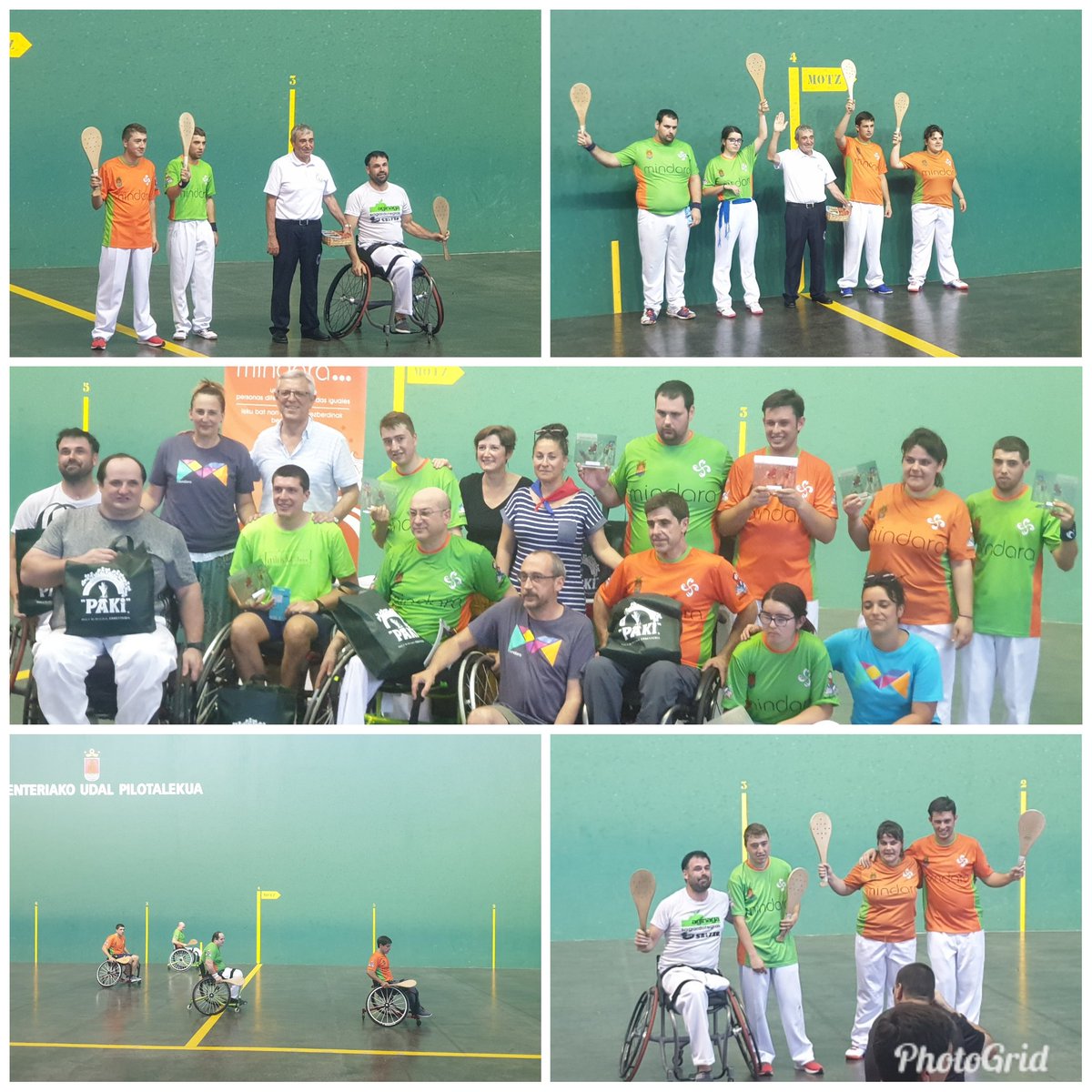 <a href="/mindaraelkartea/">MINDARA</a> k antolatutako pala‐erakustaldian, kirola eta aniztasuna elkarrekin.
Zorionak guztioi! 
#MikelIzagirre beti zurekin!
#AgustinaOtaola pilotalekua #madalenak2019