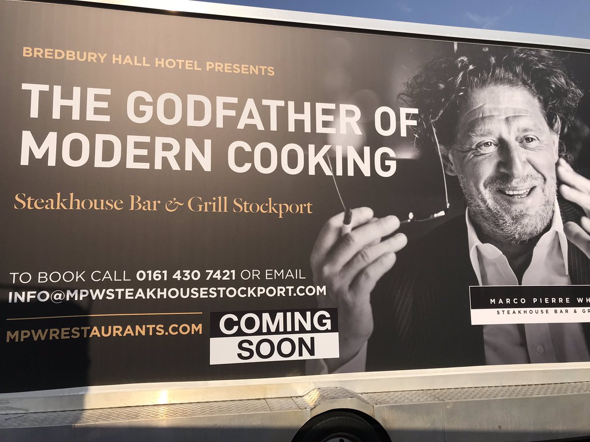 Little Monster Ads (@lmonsterads) on Twitter photo Hello #Stockport have you spotted <a href="/hotelbredburyh/">Bredbury Hall Hotel</a> #Advan today promoting their new Marco Pierre White restaurant due to Open Soon!! For more information visit mpwrestaurants.com or email info@mpwsteakhousesstockport.com #spotthevan #steaklovers <a href="/skfoodiefriday/">Foodie Friday at Stockport Market</a> #bredbury Hello #Stockport have you spotted <a href="/hotelbredburyh/">Bredbury Hall Hotel</a> #Advan today promoting their new Marco Pierre White restaurant due to Open Soon!! For more information visit mpwrestaurants.com or email info@mpwsteakhousesstockport.com #spotthevan #steaklovers <a href="/skfoodiefriday/">Foodie Friday at Stockport Market</a> #bredbury