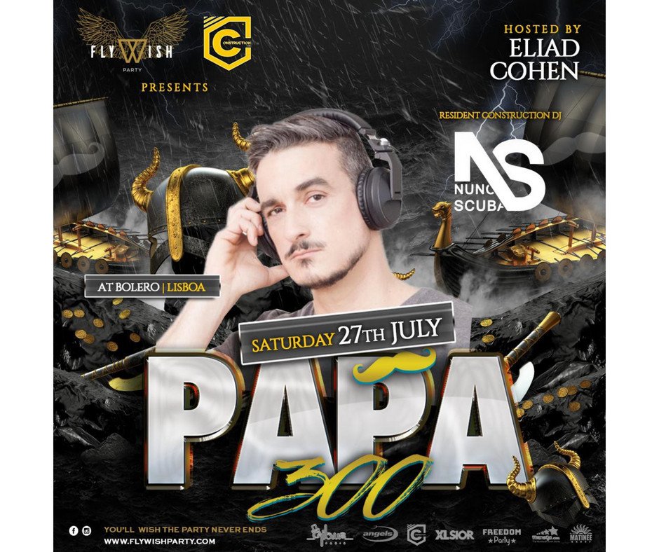 DjNunoScuba's tweet photo. PAPA Party - 27/07 - Bolero Lisboa
🇵🇹 Podes comprar o teu bilhete online aqui :
https://t.co/RqFrDFuyek

🇬🇧 Buy your ticket online:
https://t.co/RqFrDFuyek
https://t.co/0PXLbiDt5O https://t.co/6U5o2crpXD