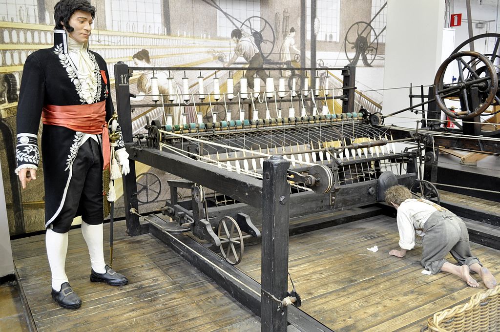 Industrial Revolution Spinning Mule