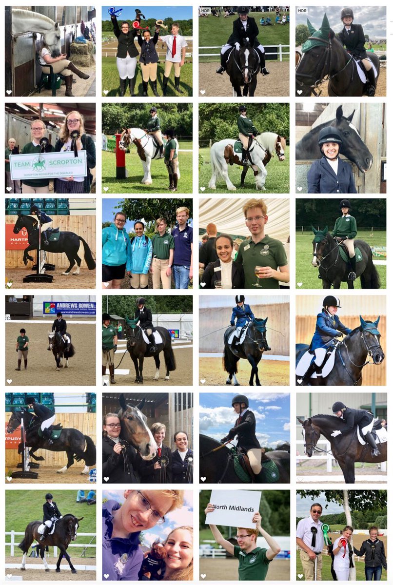 We are really excited to share our <a href="/RDAnational/">Riding for the Disabled Association (RDA)</a> National Championships montage alongside our amazing team of 10 riders, 3 horses and support team at @HartpuryEquine.

Here's some fabulous pictures from Team Scropton 💚

#TeamScropton #RDAChamps #RDA50