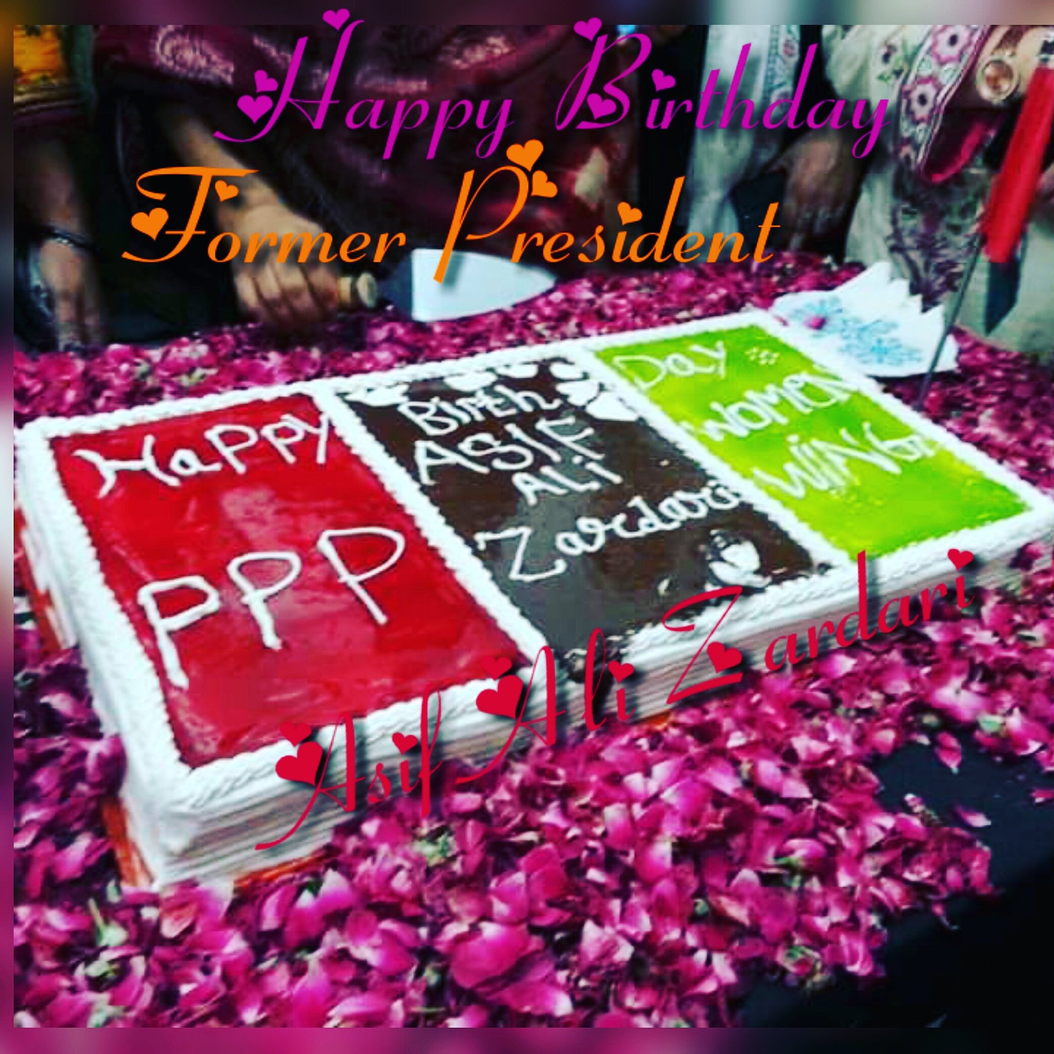  Happy Birthday 
Former President 
Asif Ali Zardari 