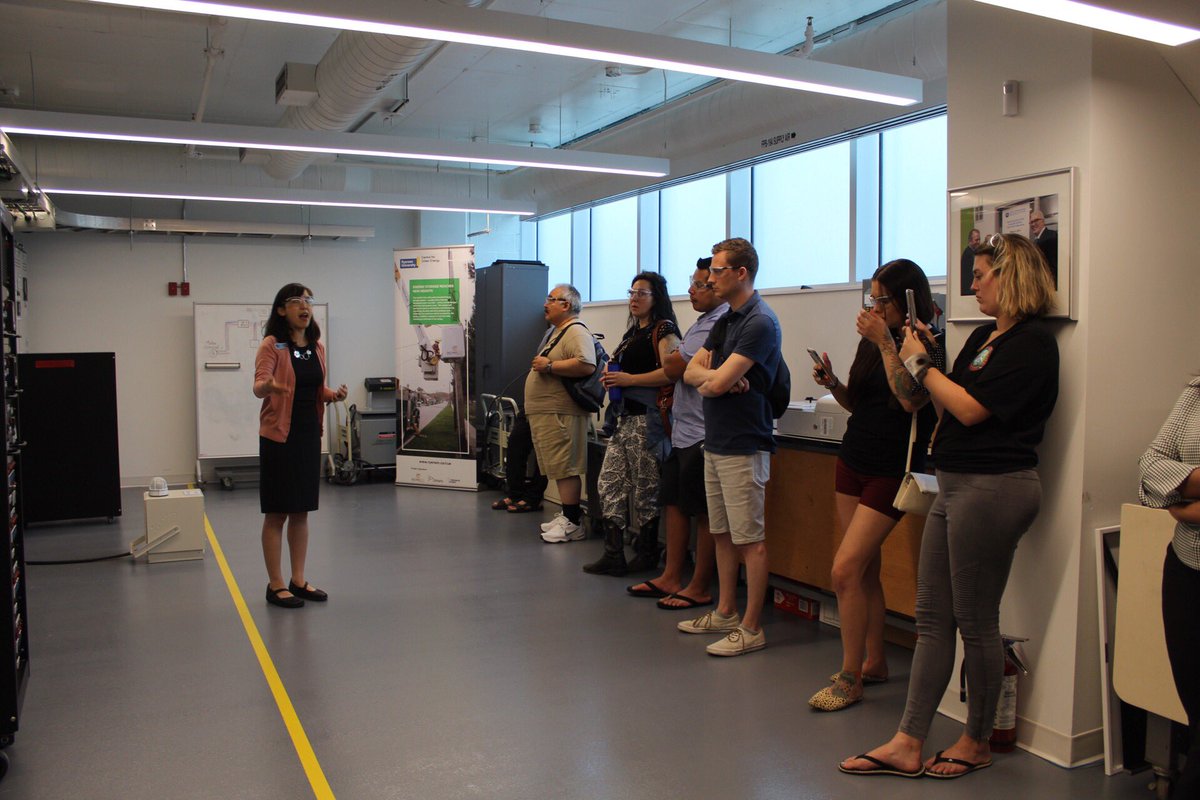 tmuCUE's tweet photo. Thank you to the folks from @IndigClnEnergy for coming to visit our @SchneiderElec smart grid lab this morming! 

We hope you enjoyed your time here! ⚡️💡 https://t.co/BXiX7zlpGQ