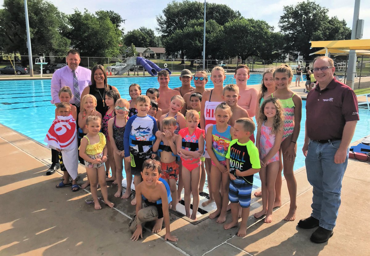 PoncaCityNow's tweet photo. https://t.co/UZDqb5WXCy Phillips 66 is entering its 50th year with the USA Swimming Foundation Make a Splash. In partnership with Kaw Lake Education Foundation, Phillips 66 provides funding for the City of the Ponca City’s aquatic group to provide swim lessons for 300 children. https://t.co/zi3Vy2Ktj5