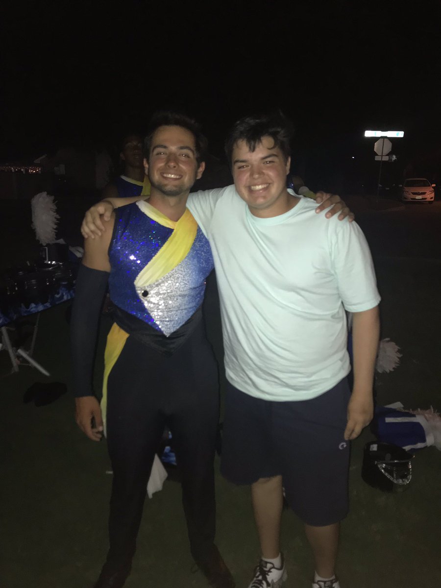 HebronQuads's tweet photo. Hebron Quads alumni @JJ_PipitoneIII at DCI Mesquite. We miss you. #spock #spook #cleanbeats @TheBlueDevils https://t.co/9mSNCLg98i