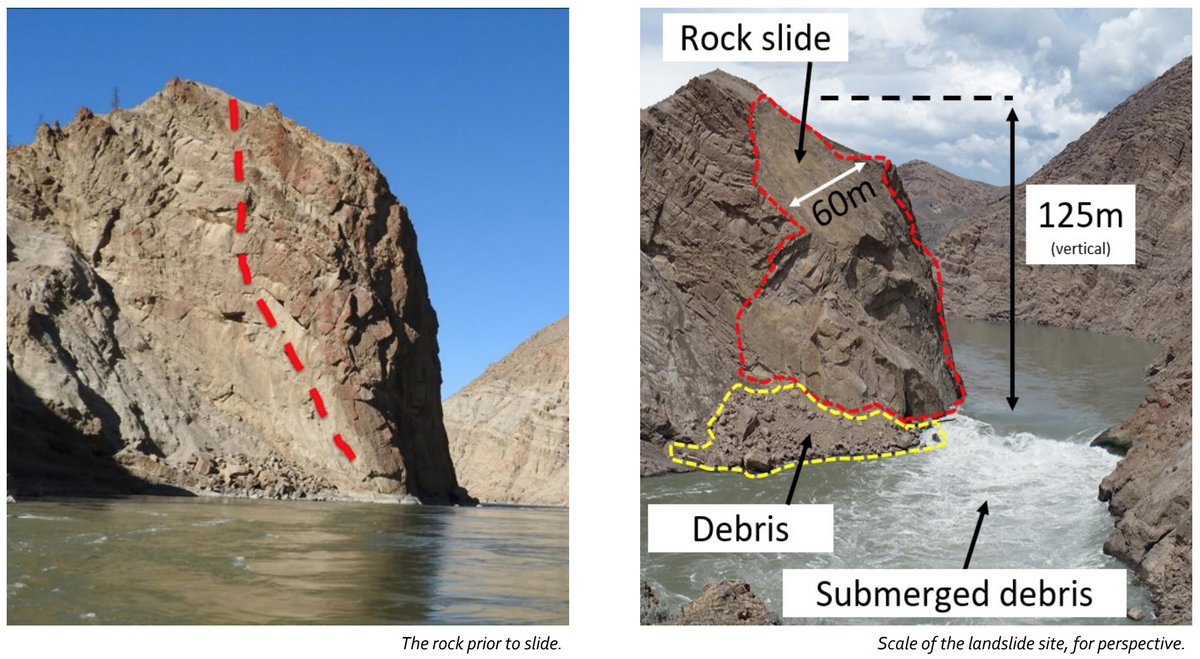 Thanks to everyone doing the hard work to assist migrating salmon at #BigBarLandslide. If you're not yet aware of the scale of what occurred (slide produced a 5-metre waterfall), here's useful info, including daily update reports at bottom of page: ow.ly/v0vM50vbTAz