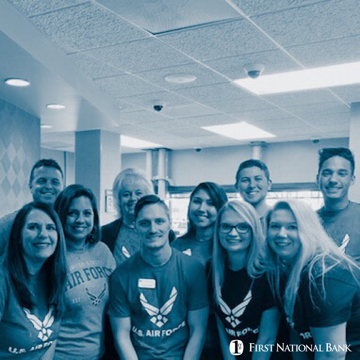 FNBFirst's tweet photo. Help us wish Jon, an employee at our North Main location, well as he joins the Air Force. #FNBProud https://t.co/2TGkXfLo5v