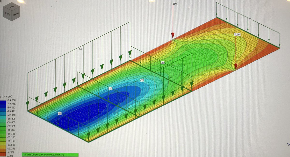 g2_structural's tweet image. Another one of our recent projects, using finite element analysis to provide an efficient raft foundation design of a new two storey house due to poor ground conditions. #masterseries #FEA