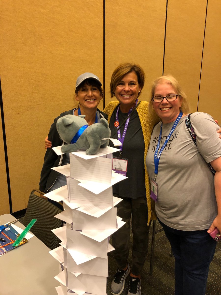 ShannonDurden's tweet photo. STEMing it up! #stemchallenge #RobertsRocksStem #NSTAstem19 https://t.co/PM4iuwULwm