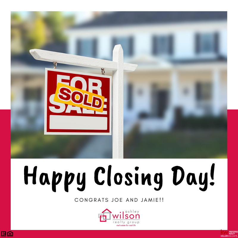 WilsonRealtyGrp's tweet photo. Congratulations to Joe and Jamie on the sale of your condo! We are so grateful that we got to help you buy and sell! Who do you know that we can help buy or sell? Give us a call today (919)378-1974 #AWRG #Sold #RealEstate #Raleigh #Triangle https://t.co/Rj3qSsOSXj
