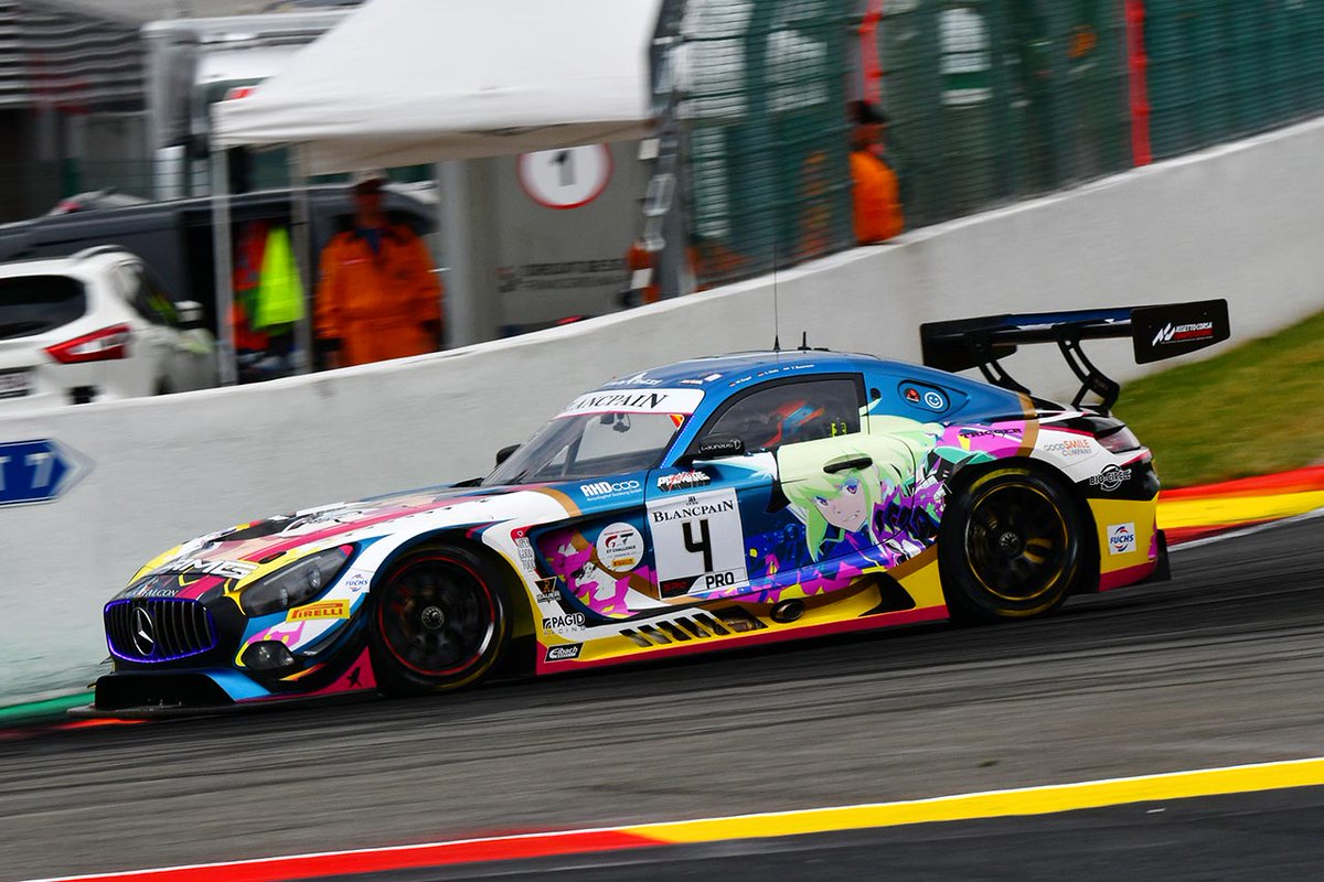 AUTOSPORT_web's tweet photo. スパ24時間：『プロメア』カラーの4号車メルセデスAMG GT3駆るマーロ・エンゲルが会心のアタックでポールポジションを獲得。千代のGT-Rは不運の20番手 https://t.co/JtYWlLgTOo #Spa24H #Spa24jp #intGTC #BlancpainGT #プロメア #fightgsr #NissanMS https://t.co/80fIPBoXll