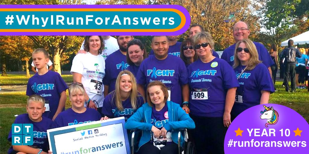 DTRFoundation's tweet image. #DesmoidSurvivor, Kayla B., traveled to Philadelphia twice for the DTRF @RunforAnswers 5K! Why does Kayla #RunforAnswers? "For the hope that one day I will be able to live my life pain free and return to how it was before diagnosis.” Register today at runningforanswers.org
