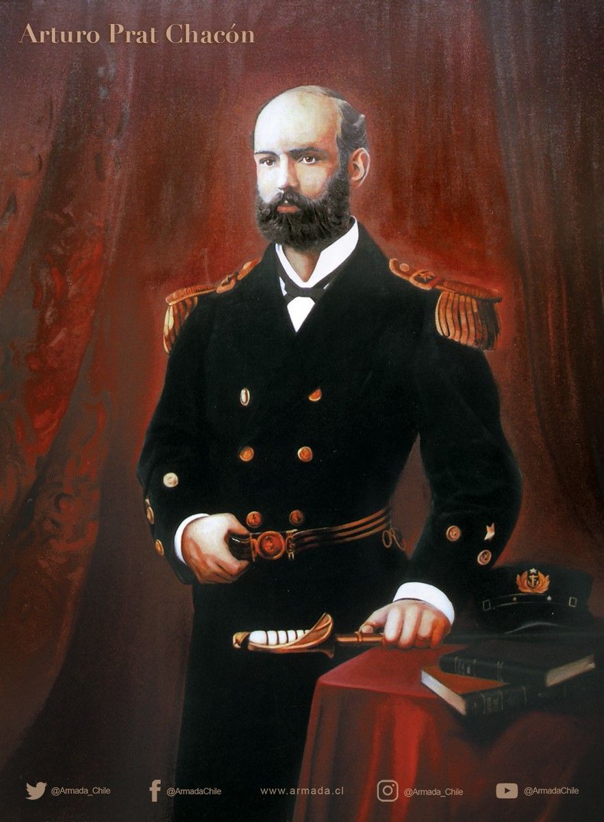 Un día como hoy, hace 143 años, Arturo Prat Chacón presentó su memoria ante la Corte Suprema para optar al grado de Licenciado en Derecho. 

El Héroe del Combate Naval de Iquique se transformó en el primer oficial de nuestra Institución en titularse de abogado. #SomosArmada