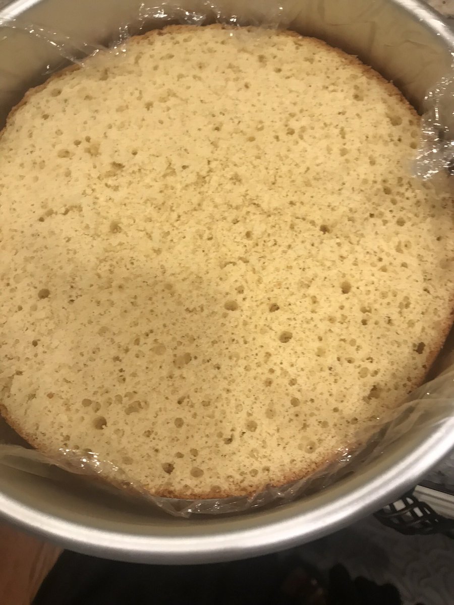 NainaGowda's tweet photo. My first #pandispagna #Italianspongecake . Sliced and ready to be layered #baking #stress relief https://t.co/PDOVKqsfVi