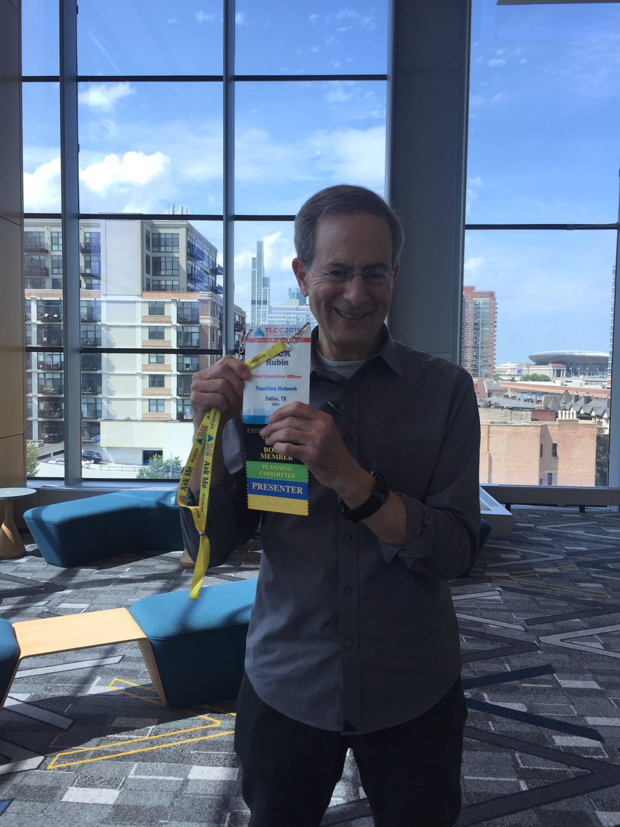 JackBRubin's tweet photo. Found it!  #TLCC2019 credentials in hand.  Waiting for my @tessnetwork friends from 10 countries. https://t.co/bXXjLhcaDO