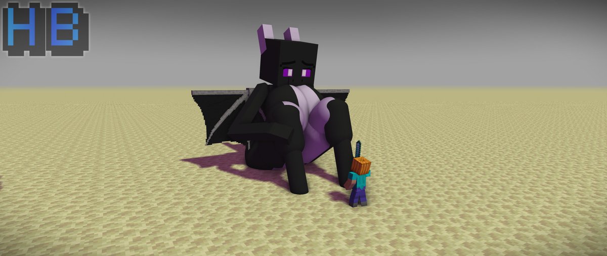 @KiwiHermit's. enderdragon in mine imator because shes so fucking cute...