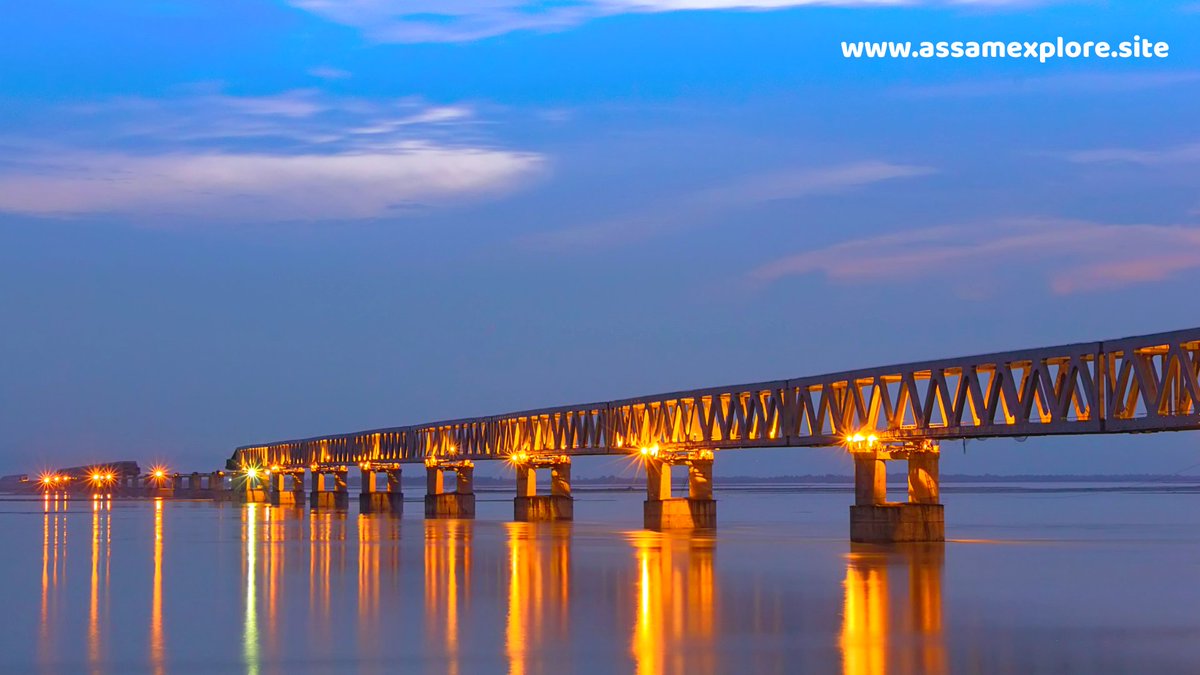 AssamExplore's tweet photo. Bogibeel Bridge - The longest rail-cum-road bridge in India @AssamExplore 📌
.
. 
To read full post visit ☑️ https://t.co/sHrCY0IRL5
.
.
#Bogibeel #BogibeelBridge #River #Assam https://t.co/USMv8kEnjB
