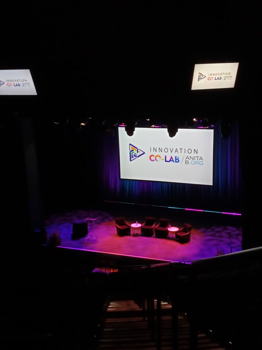 johnniejae's tweet image. Excited! Just got mic&apos;d up and we take this beautiful stage at 2:00pm to talk Leveraging Community for Innovation &amp;amp; Product Development. 
#InnovateWithAnitaB #InnovationCOLAB #anitab #womeninstem #womenintech #atribecalledgeek #indigeneity