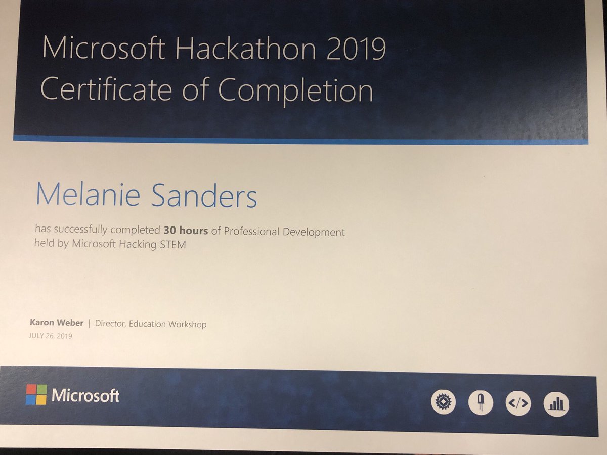 DrSandersESE's tweet photo. Our hackathon team designed a unit that incorporates Social Emotional Learning with STEM activities. Students will build a wearable device that will increase emotional awareness and self-regulation. Feeling proud ππΌπ@Hacking_STEM @NEFLSTEM2 #TeachersHACKforGOOD https://t.co/lAmXV7Pzy7
