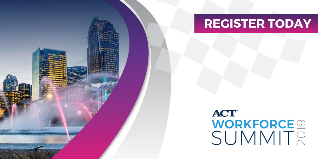 MatternKrista's tweet image. Are you serious about building a strong #workforce for a thriving community?

Join @ACT for the #ACTWorkforce Summit! We're coming together to share practical solutions &amp;amp; strategies to the #workforcedevelopment challenges you face.

Learn more &amp;amp; register: bit.ly/2IuokZs