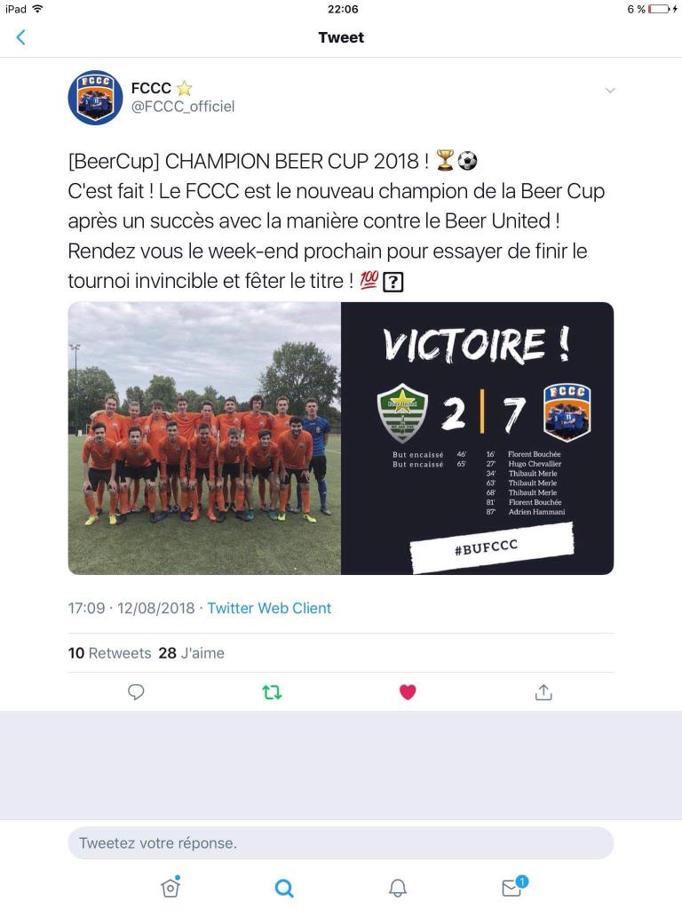 FCCC_officiel's tweet photo. Nous pendant que le @RealSaccage @united_beer et @OlympikFC se battent pour la victoire finale.. 😟😭 https://t.co/lCb5inHlaL