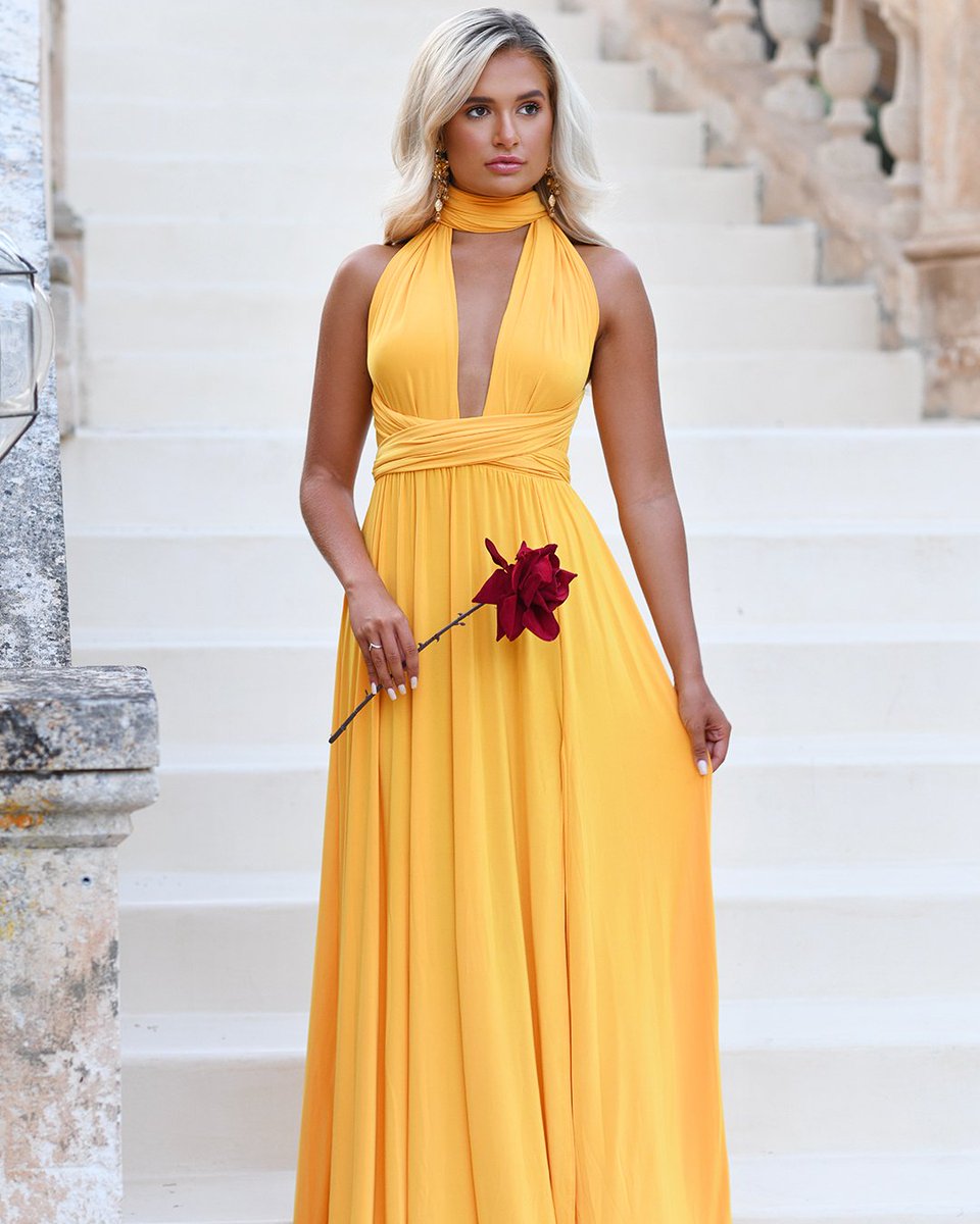 i saw it first orange dress