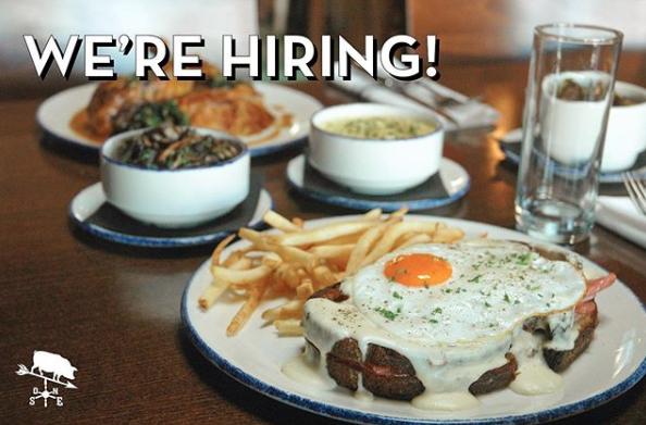coteestla's tweet image. NOW HIRING 👨‍🍳👩‍🍳 Click the link in bio to apply ✔️
We’re growing and searching for passionate line cooks! Sound like someone you know? Tag them in the comments below 🍴
#hiring #linecooks #hiringla