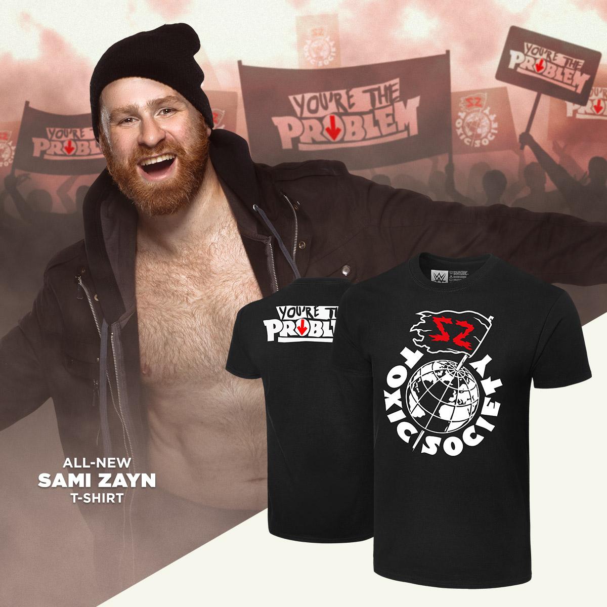 sami zayn t shirt