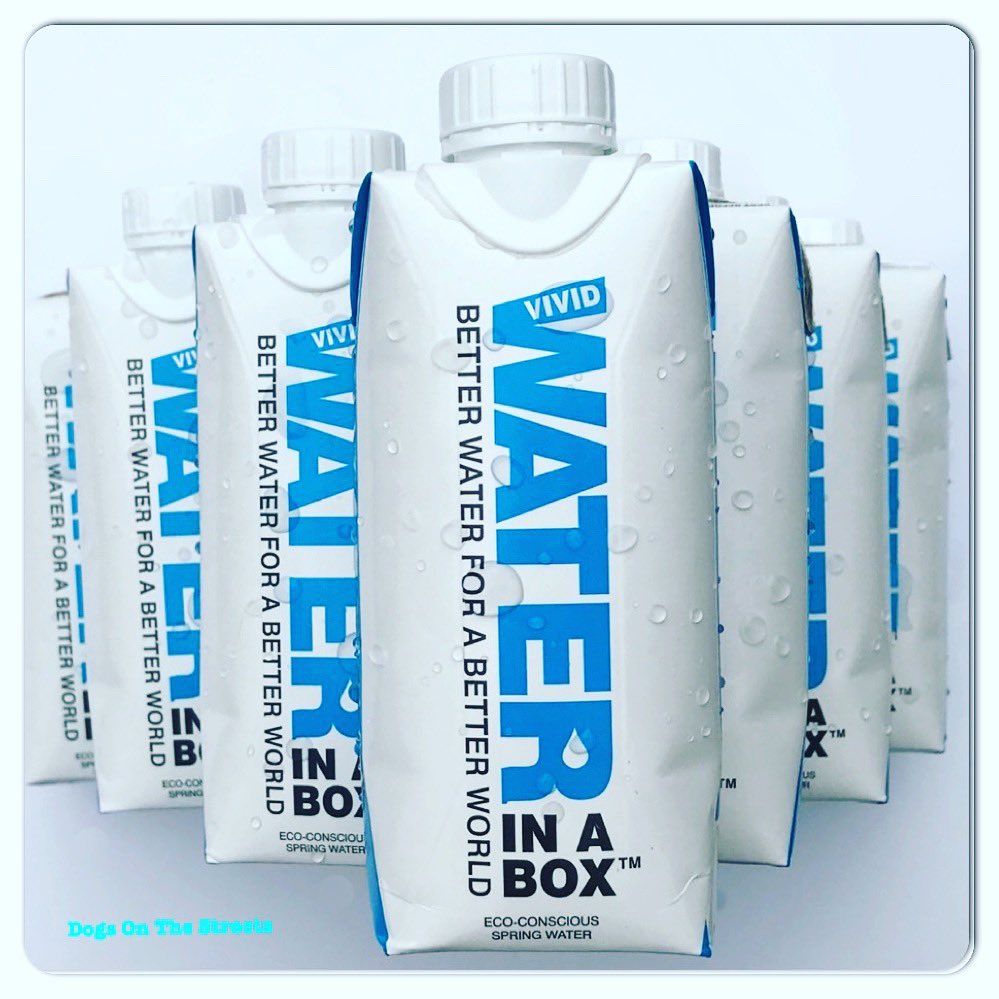THANK YOU @WaterinaBox_ for the generous donation of water that comes in in a 100% recycle box that we distributed to our homeless friends during the current heatwave, heat at this high temperature can cause deaths on our streets & one vital essential to help prevent this is 💦💦