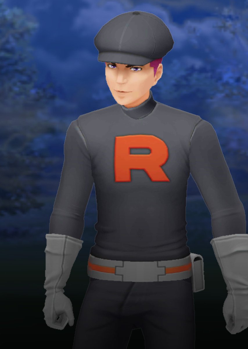 A_La_Claude's tweet image. Team Rocket definitely gives you a bottle of neon pink hair dye when you join, huh? #TeamRocketEvent #PokemonGO
