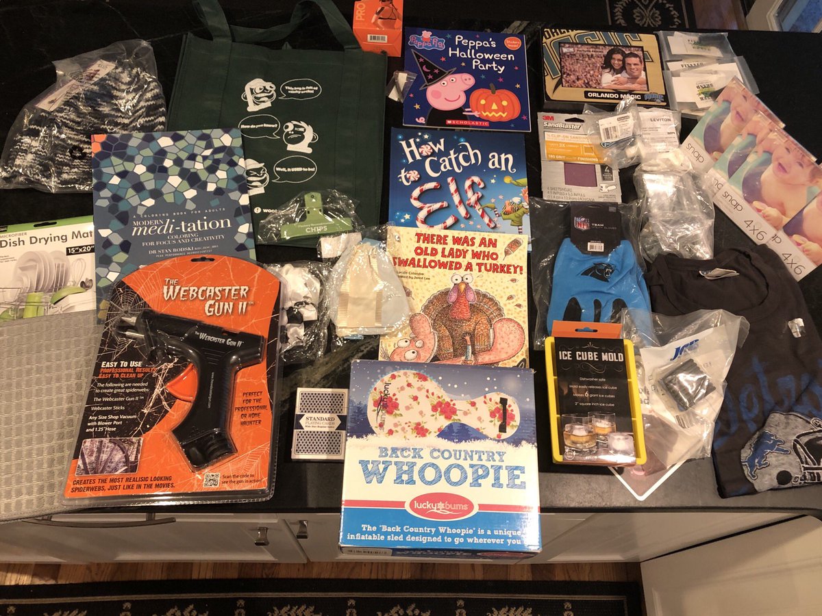 biggulp711's tweet photo. Thank you @woot for my lovely Bag ‘o Crap!  Christmas gifts for the fam are finished in July. https://t.co/3ji2l9eKGH