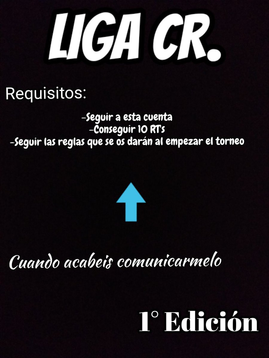 Amigos Necesitanos 10 RT
Para participar de <a href="/cup_dark/">Dark Ice CUP 🏆🏅</a>