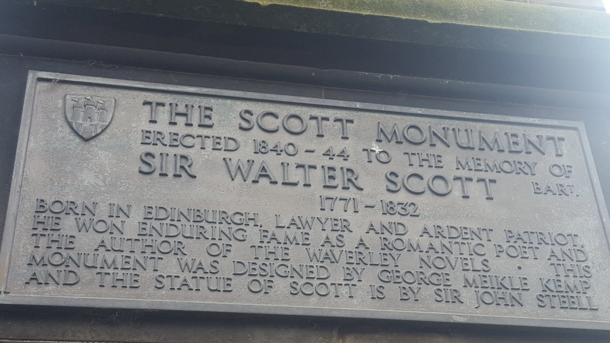 SanaMunirWrites's tweet photo. The #scottmonument in Edinburgh, Scotland in memoriam of Sir Walter Scott. I read him as a poet of the #RomanticAge but now feel like beginning on the #WaverlyNovels. Any endorsements? https://t.co/OcasQoyv9q