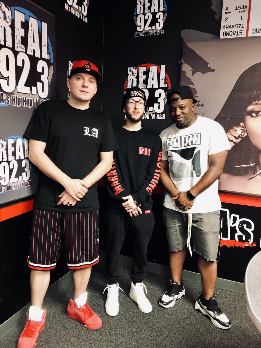 HiRezTheRapper's tweet image. Had the opportunity to rap on a huge LA radio station with some hip hop legends! So many blessings lately and I’m forever grateful for y’all support! Rap coming soon! 🖤🙏🏼🚀