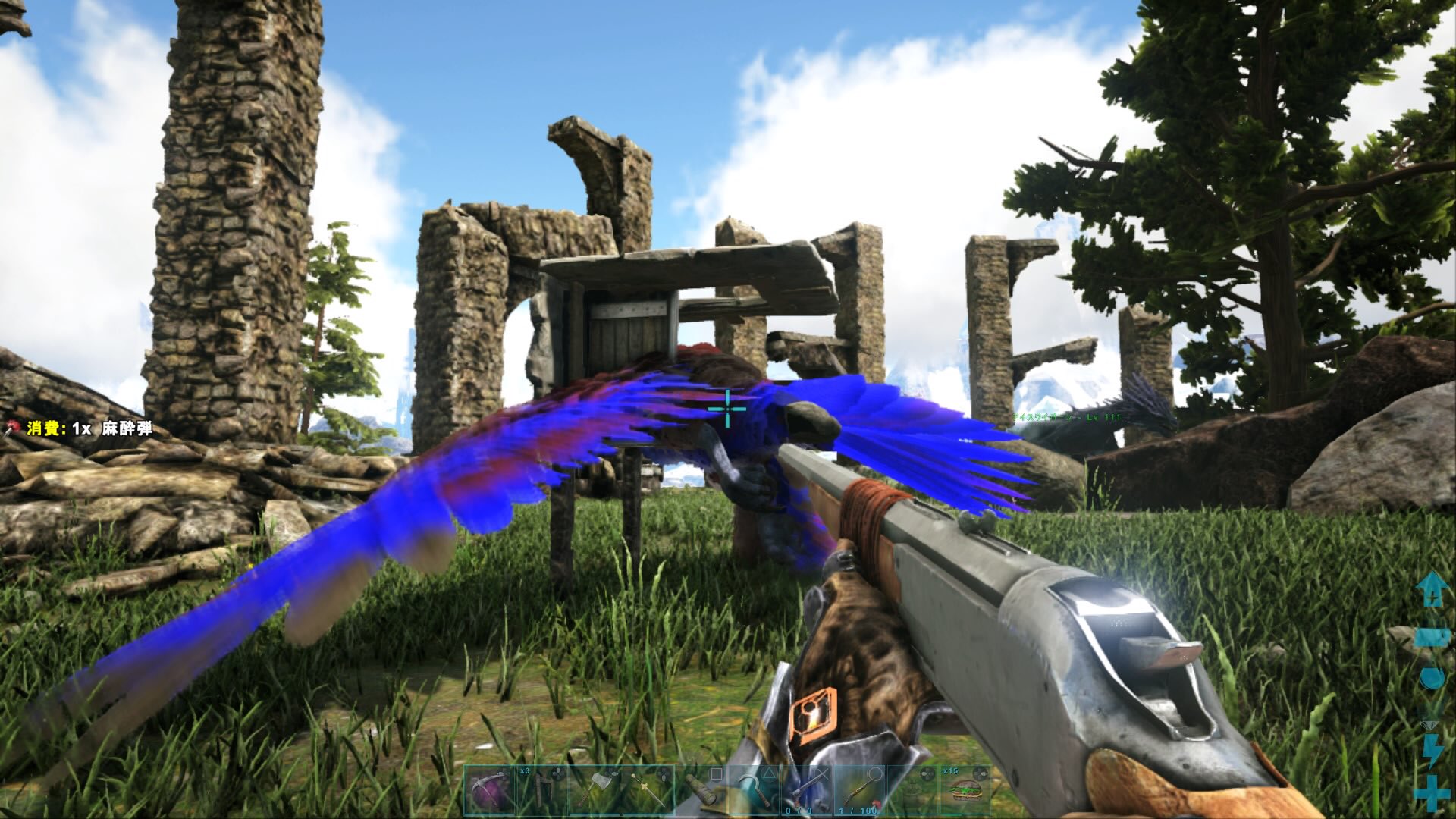 マコ え まだディノゲートでアルゲンテイムしてるって 最新のトレンドはこれだぜ いつものトラップの半分以下の資材と現地でパパッと作れるお手軽さ なんと今なら円でご提供 体力おばけのアルゲンだってこの通り Ark Ps4 マコ鯖