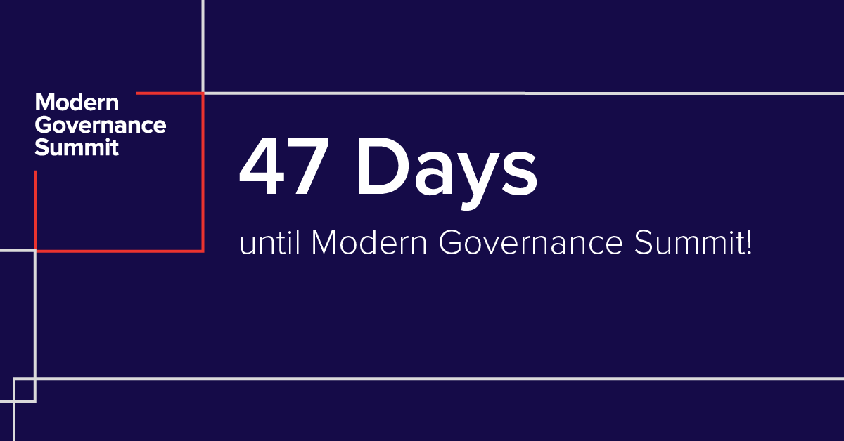 diligentHQ's tweet photo. Modern Governance is taking the world by storm. At the first-ever Modern Governance Summit, key industry leaders will be sharing their knowledge on how to turn governance into a competitive advantage. Sign up here: https://t.co/8WkXUcHQ6J #ModernBoards #Corpgov https://t.co/h1ihTRYDUD