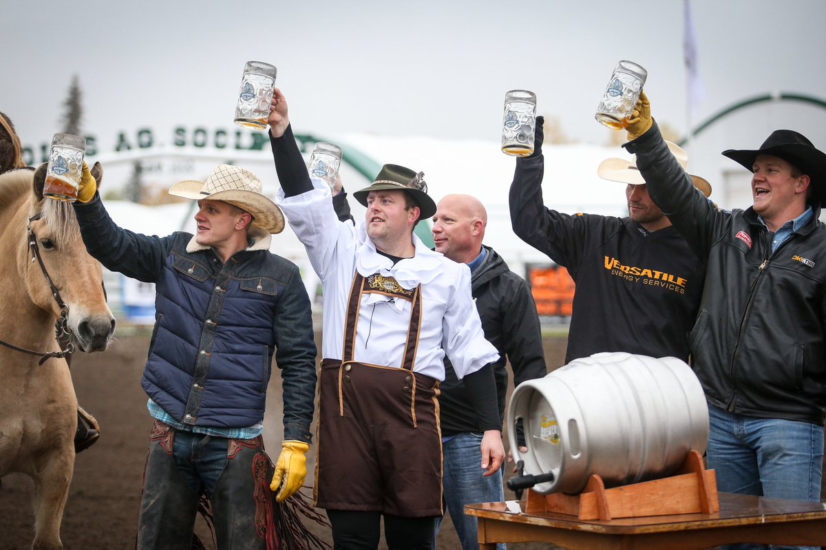 Raise your glasses if you have your tickets for this years rodeo fun!! 👏🏼🍺 You Don’t want to miss 2 Rodeo performances, 2 concerts and the Biergartens!! #oldstoberfest2019 #OldsAB #c5rodeo #c5brand #prost
#oldstoberfest #bavarianrodeo