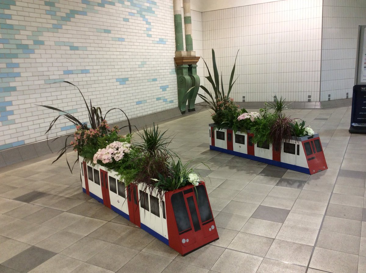 hammersmith_dp's tweet photo. π πΊπΎβΏ #StationsinBloom 2019 βΏπΈπ*Β¨*β’βΏ
Creative #Hammersmith staff created these #stunning plant boxes as π train carriages (of different stock!).
Already on display #tube #competition #Tube #flowerpower #londonunderground #green https://t.co/sRPWDnAKt7