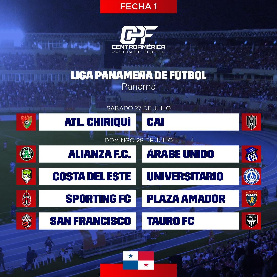 CPFTV1's tweet photo. #Panama
Programación de la primera fecha de la Liga Panameña de Fútbol en Panamá.
@fepafut https://t.co/HWFg0ko6wj