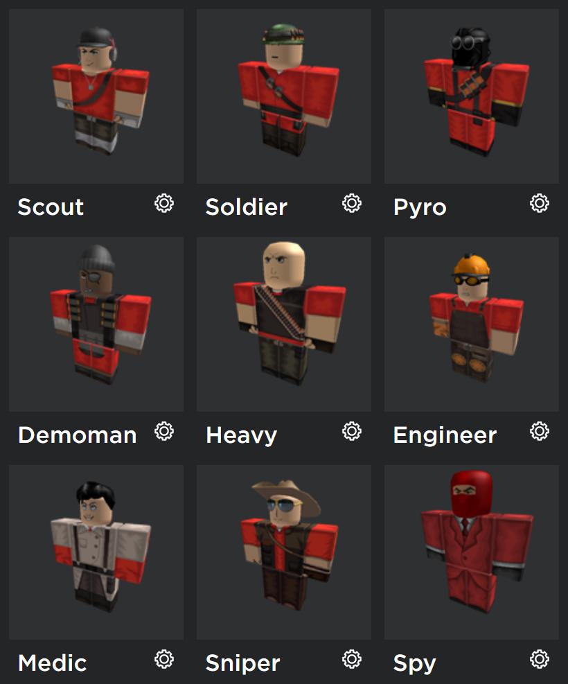 Max ツ Blm On Twitter I Got Bored And Made An Outfit Set Of Tf2 Characters Lol - roblox tf2 medic outfit