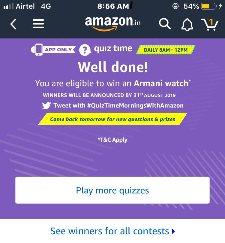 MiSufail's tweet photo. #QuizTimeMorningsWithAmazon https://t.co/6Xw5PZjG09