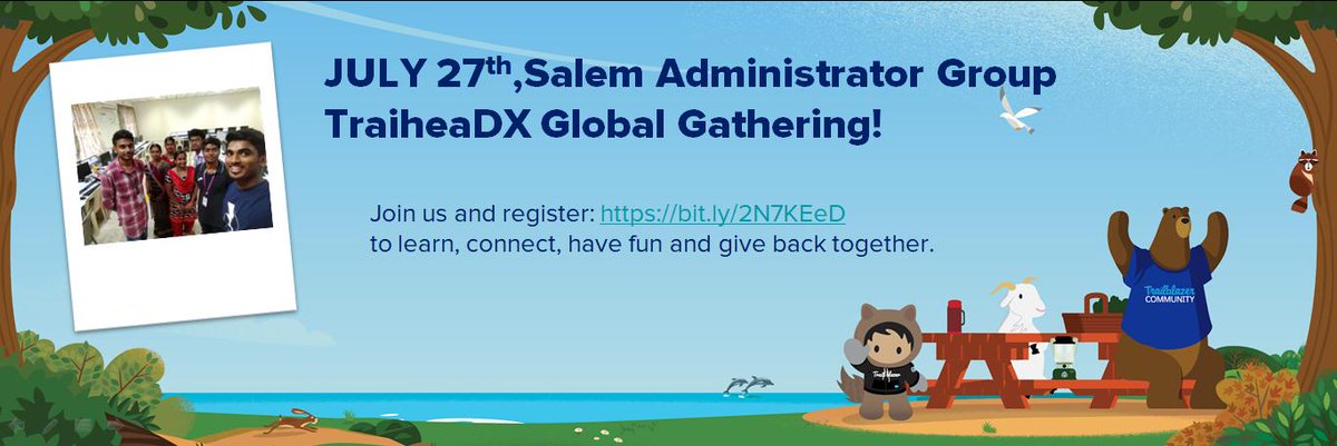 SFINSalem's tweet photo. Its Happening Today Join us for an awesome opportunity to learn, connect, have fun, and give back with 
@salesforce at M.Kumarasamy Engineering College (@mkcekarur) 

Don't for get to win Swags and Certification vouchers

#Salesforce #trailblazercommunity #TDX19GG  @SFINSalem https://t.co/pwThQZmilH
