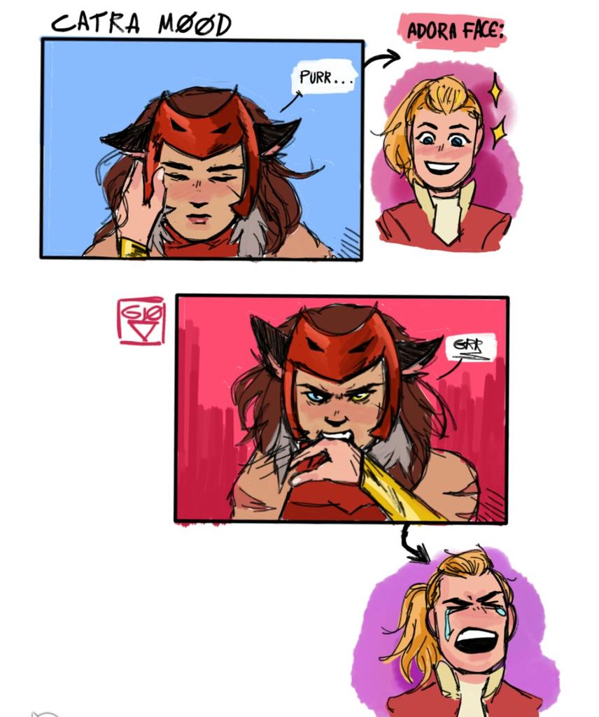 givlsz's tweet photo. #shera #sheraseason2 #sherafanart 
#art #arte #paint #painter  #draw #drawing #drawings #catrafanart  #catradora  #sherafanart #shera #heycatra
  #digitalart #shera #adora  #heyadora https://t.co/k9yBLWhAQs