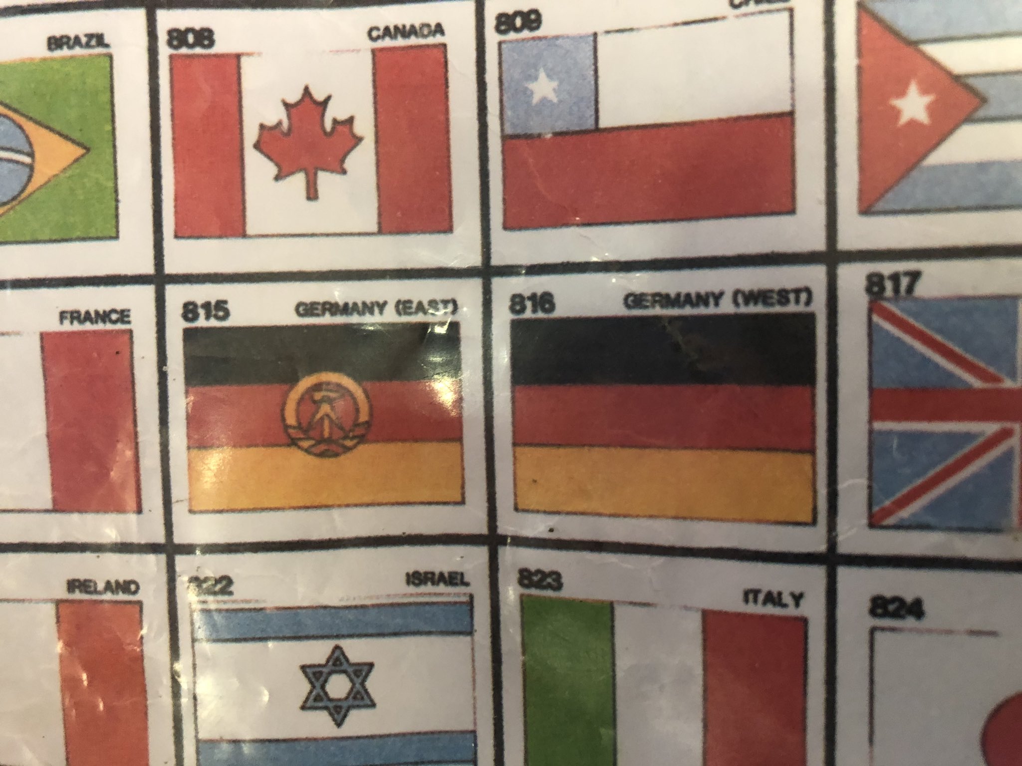 Joanna Ossinger on Twitter: "You know the local @DairyQueen hasn't changed  its ice cream cake-design book in a while when.... 1) East &amp; West  German #flags 2) apartheid-era South Africa flag 3)