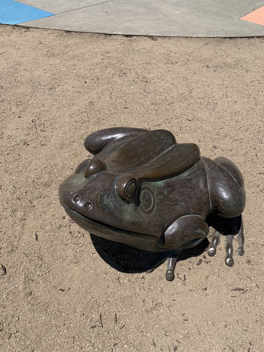 Metal frog