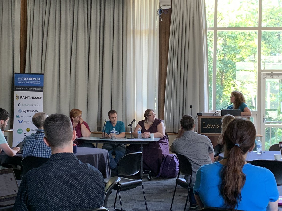 Open and community-forward chatting on accessibility (and universal design!) with <a href="/accessibilityoz/">AccessibilityOz</a>, <a href="/BrianDeConinck/">Brian DeConinck</a>, and <a href="/Robin2go/">Robin2go</a>. Let’s make it better together. #wpcampus