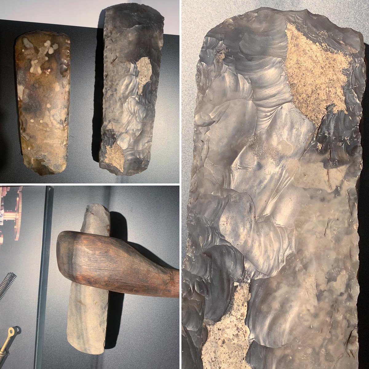 travelinggeolog's tweet image. ...to most a stone axe, to us #conchoidal fracture of #chert cobbles. #geologyiseverywhere